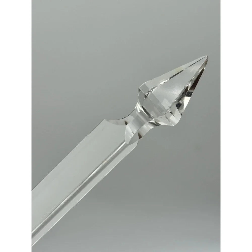 Chandelier Crystal Prism Spear Spike Lot of 8 Vintage *chips